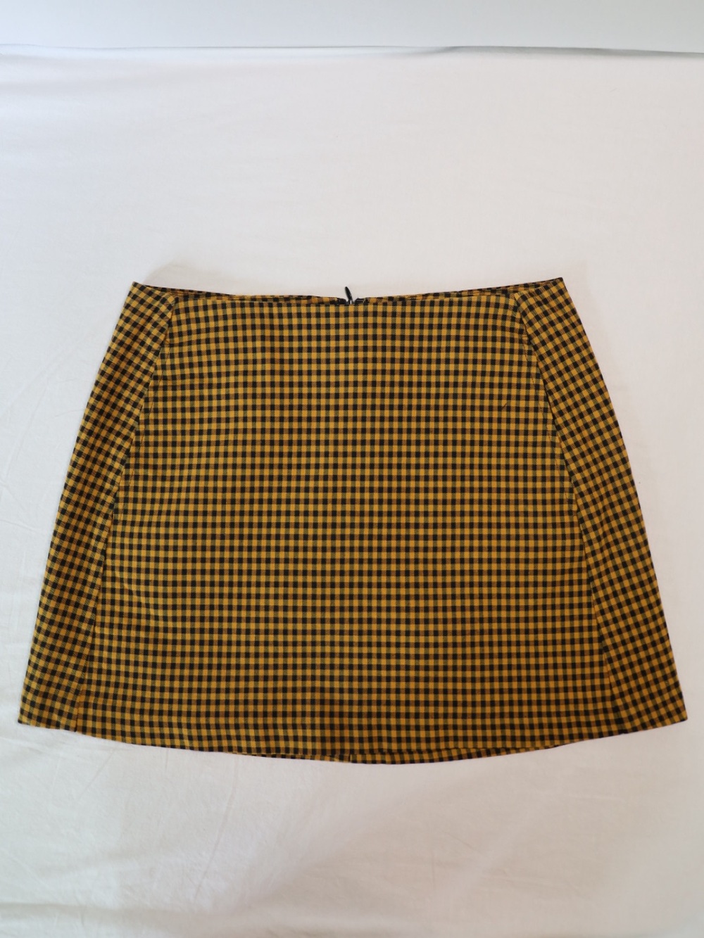 Urban Outfitters Cooperative Gingham Side-Pocket A-Line Mini Skirt